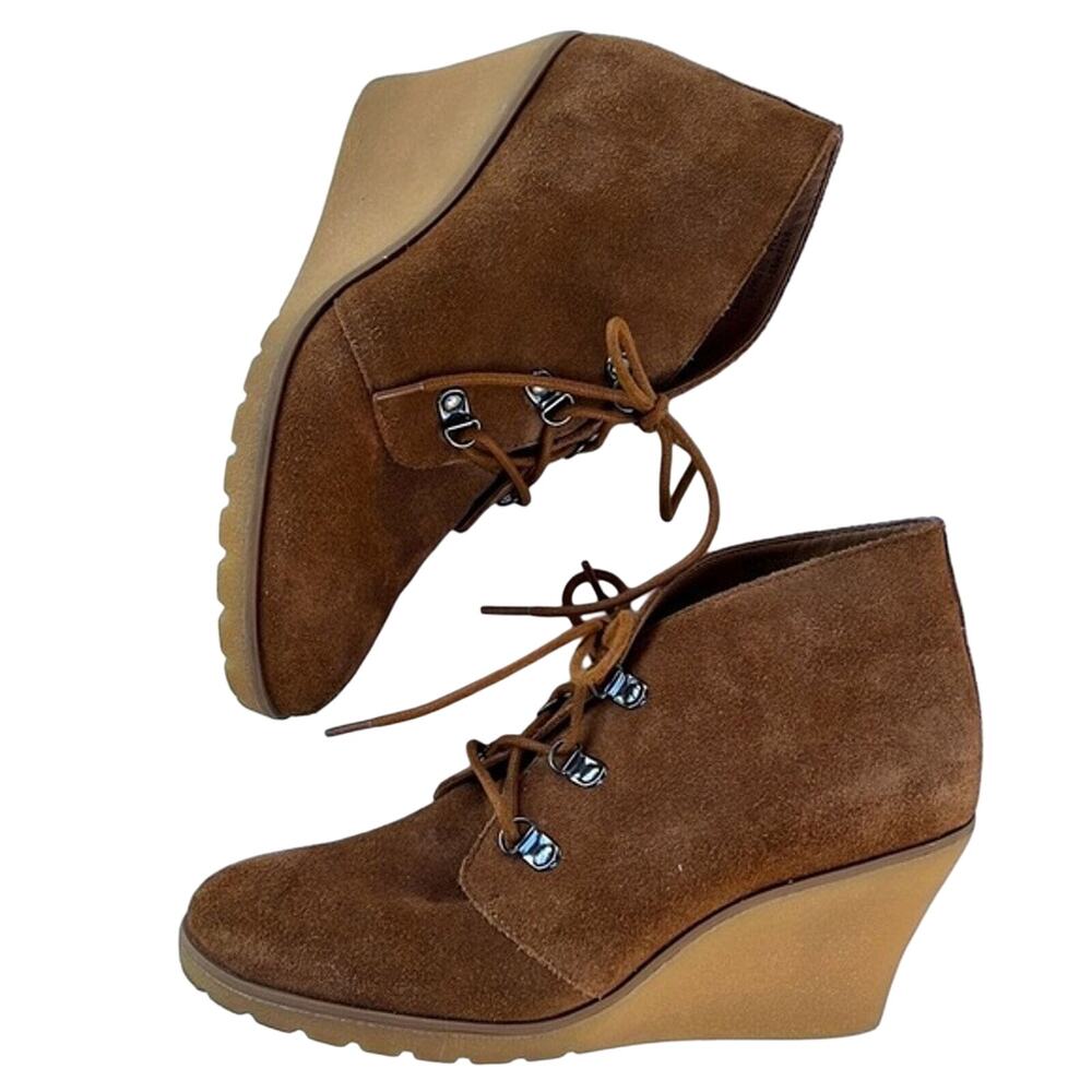 Susina Suede Wedge Bootie Shoe Size 7.5‎